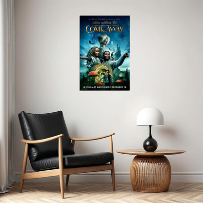 Come Away 2021 Movie Adventure Drama Action Fantasy Poster Wall Art Print Home Wall Decor
