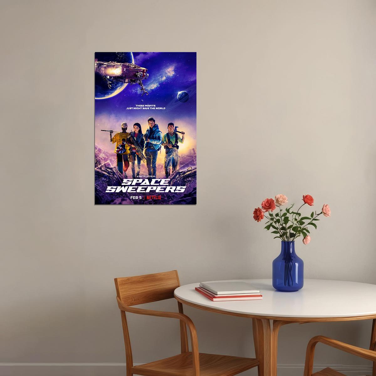 Space Sweepers Movie Action Drama Adventure Poster Wall Art Print Home Wall Decor