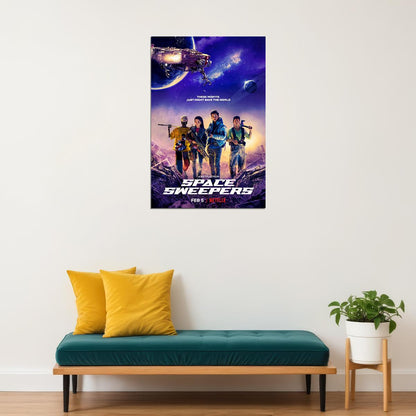 Space Sweepers Movie Action Drama Adventure Poster Wall Art Print Home Wall Decor