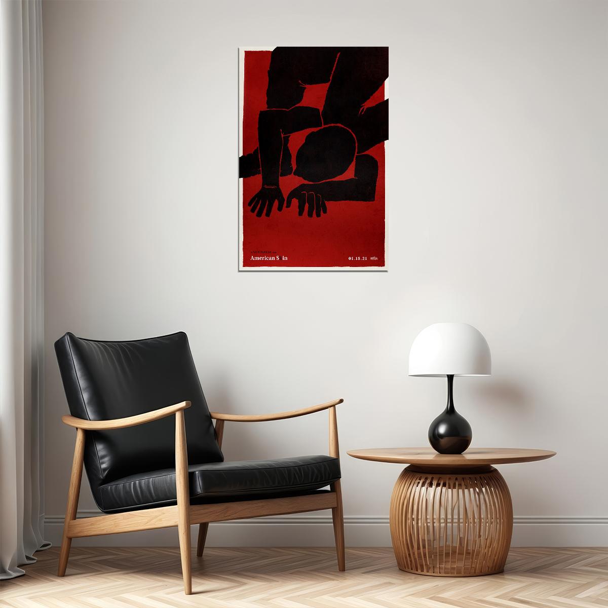 American Skin Movie Thriller Drama Action Poster Wall Art Print Home Wall Decor