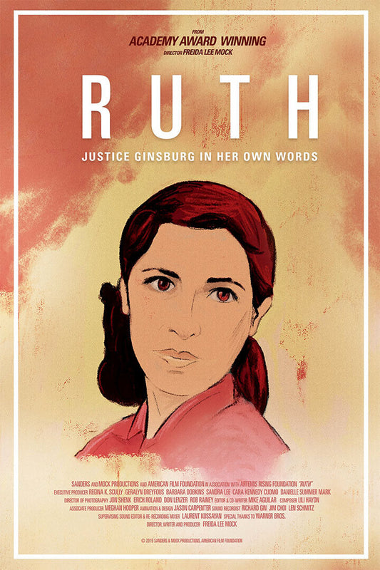 Ruth Justice Ginsburg In Her Own Words Poster Wall Art Print Home Wall Decor