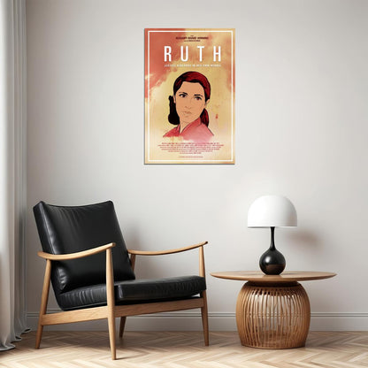 Ruth Justice Ginsburg In Her Own Words Poster Wall Art Print Home Wall Decor