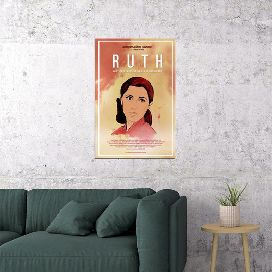 Ruth Justice Ginsburg In Her Own Words Poster Wall Art Print Home Wall Decor