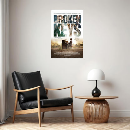 Broken Keys Movie Dram Music Poster Wall Art Print Home Wall Decor