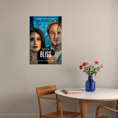 Bliss Movie Romance Chase Something Real 2021 Poster Wall Art Print Home Wall Decor