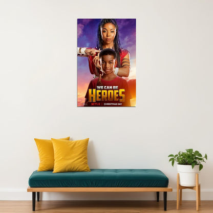 We Can Be Heroes Movie Adventure Drama Action Poster Wall Art Print Home Wall Decor