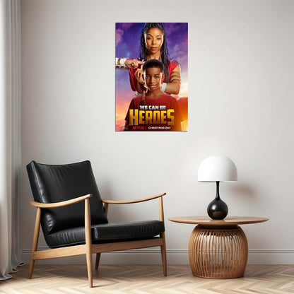 We Can Be Heroes Movie Adventure Drama Action Poster Wall Art Print Home Wall Decor