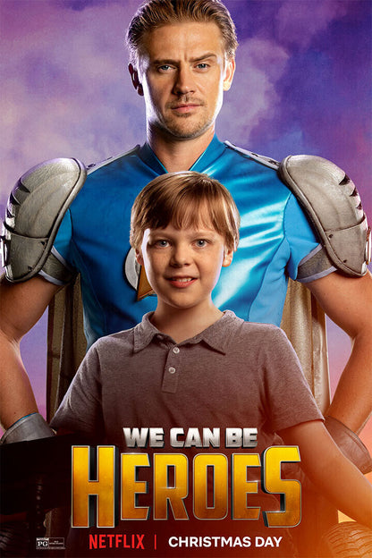 We Can Be Heroes Movie Comedy Adventure Action Poster Wall Art Print Home Wall Decor