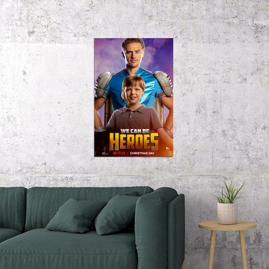 We Can Be Heroes Movie Comedy Adventure Action Poster Wall Art Print Home Wall Decor