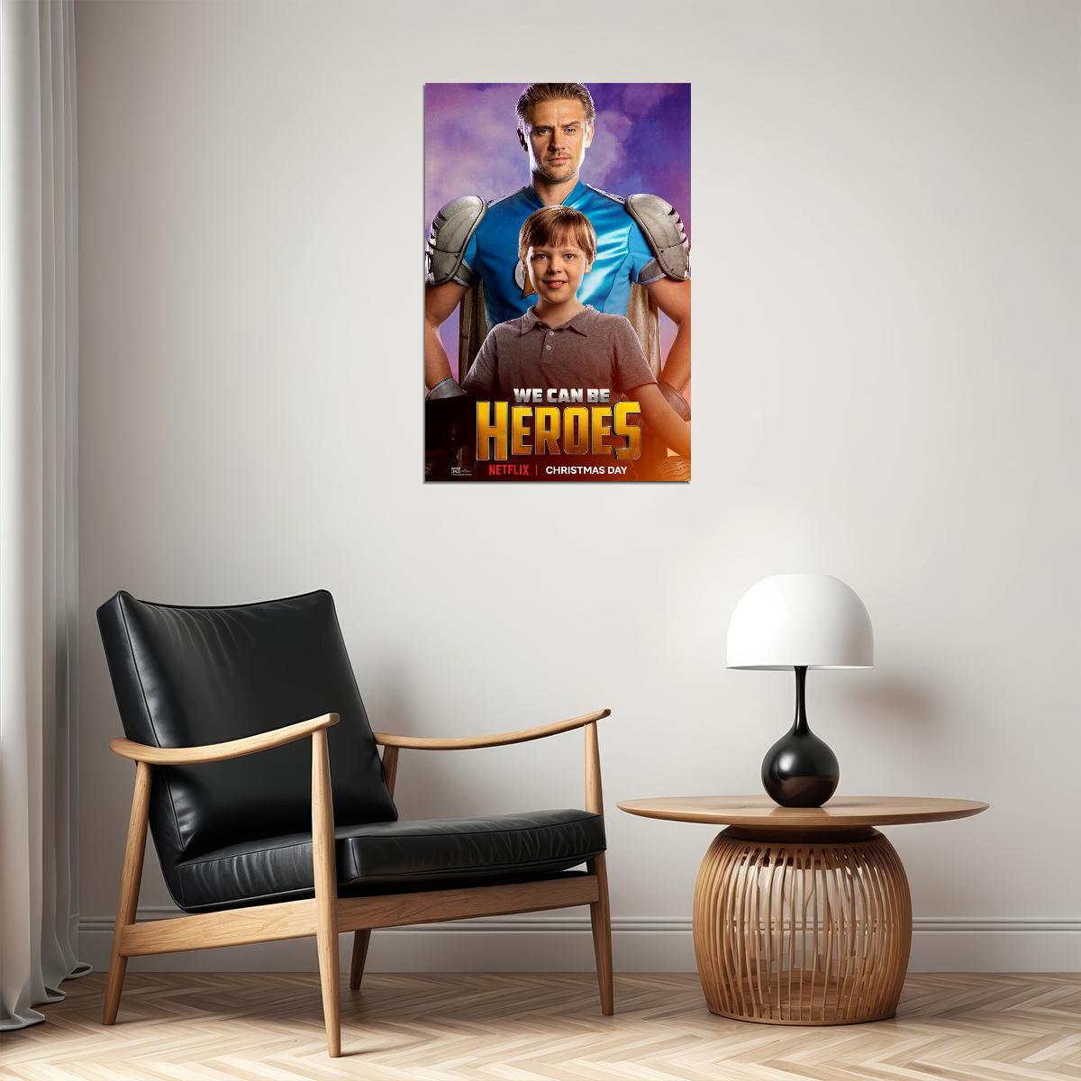 We Can Be Heroes Movie Comedy Adventure Action Poster Wall Art Print Home Wall Decor