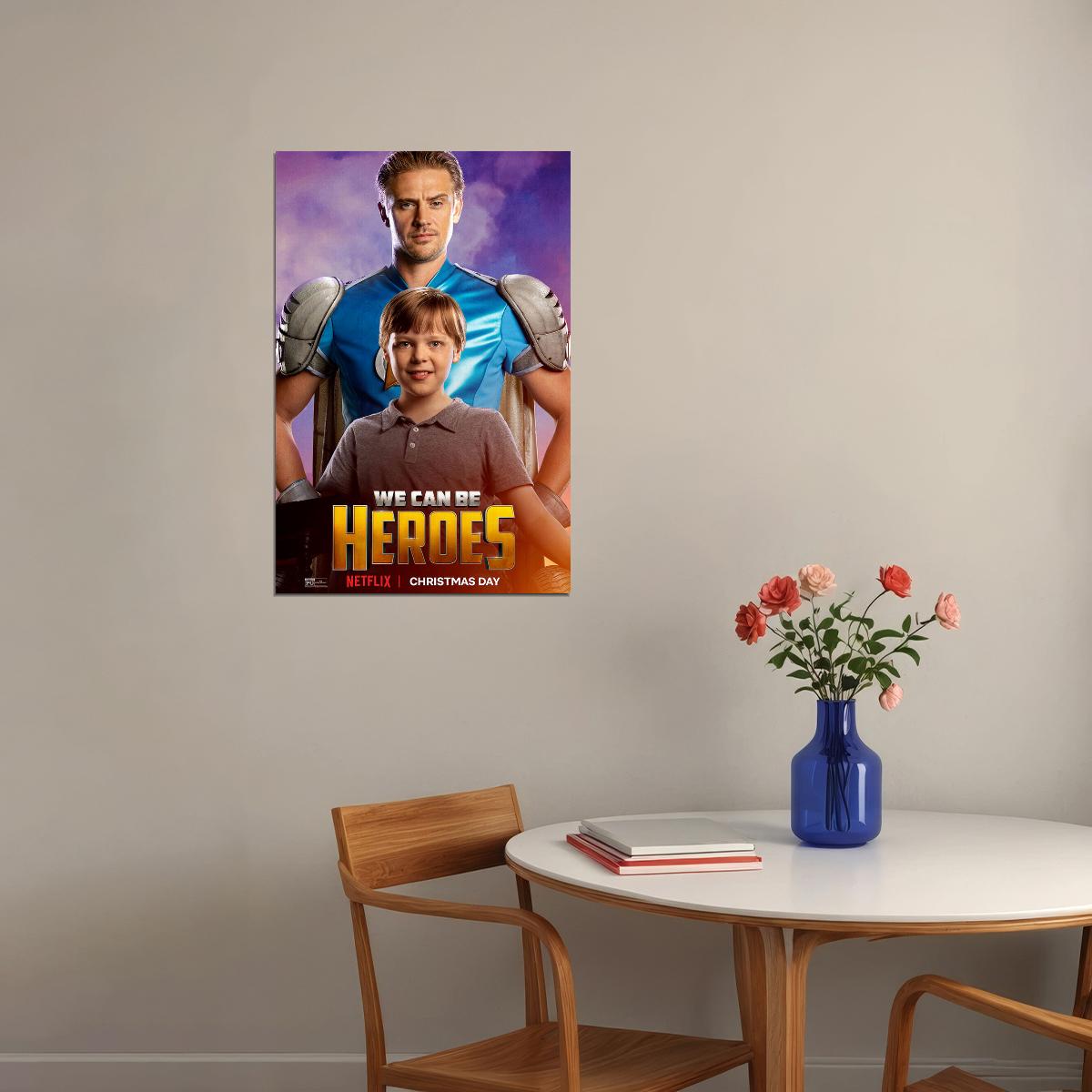 We Can Be Heroes Movie Comedy Adventure Action Poster Wall Art Print Home Wall Decor