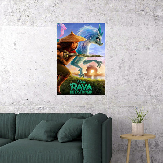 Raya And The Last Dragon 2021 Movie Animation Poster Wall Art Print Home Wall Decor