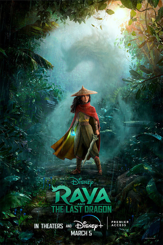 Raya And The Last Dragon 2021 Movie Action Animation Poster Wall Art Print Home Wall Decor