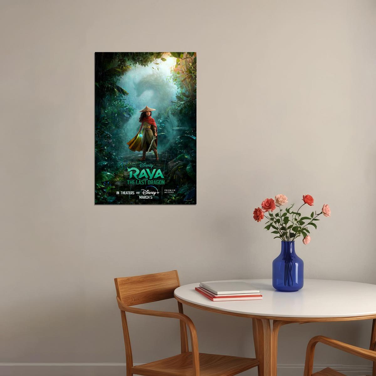 Raya And The Last Dragon 2021 Movie Action Animation Poster Wall Art Print Home Wall Decor