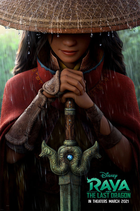 Raya And The Last Dragon 2021 Movie Animation Action Poster Wall Art Print Home Wall Decor