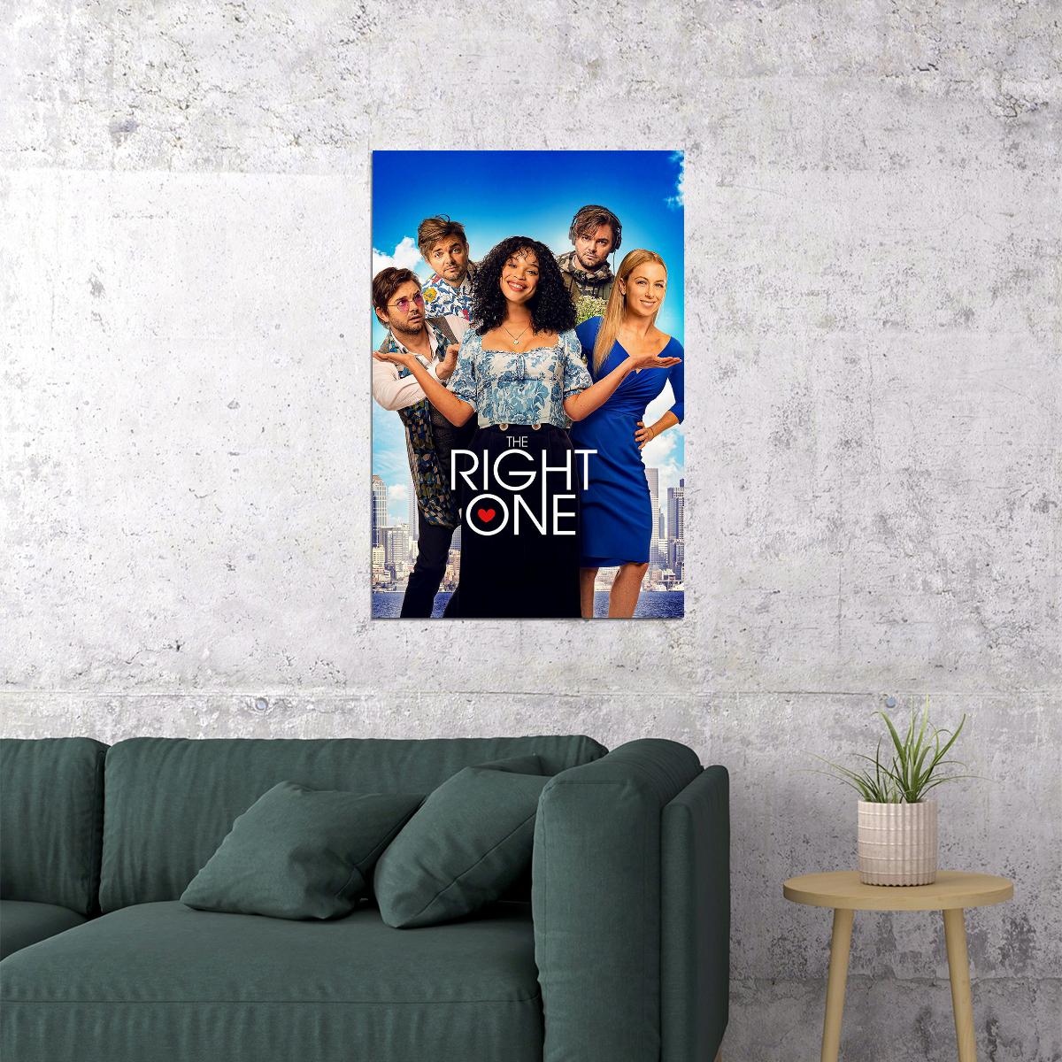 The Right One Movie Comedy Romantic Adventure Poster Wall Art Print Home Wall Decor