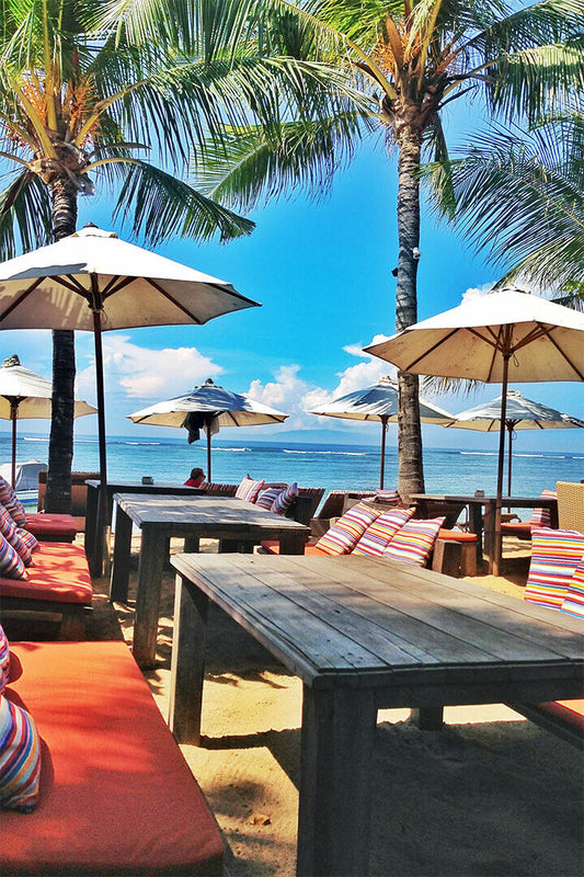 Sanur Beach In Bali Tourist Area Sea Poster Wall Art Print Home Wall Decor - xonomax