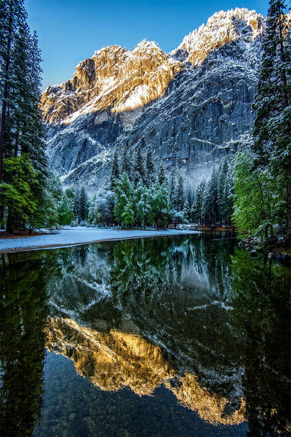 Merced River In Yosemite Wonderful View Poster Wall Art Print Home Wall Decor - xonomax