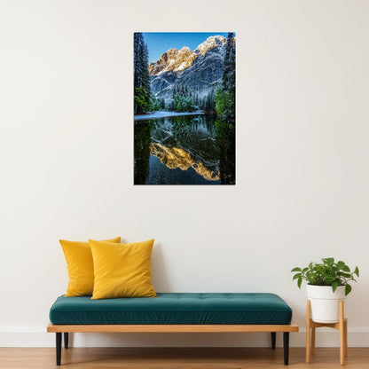 Merced River In Yosemite Wonderful View Poster Wall Art Print Home Wall Decor - xonomax