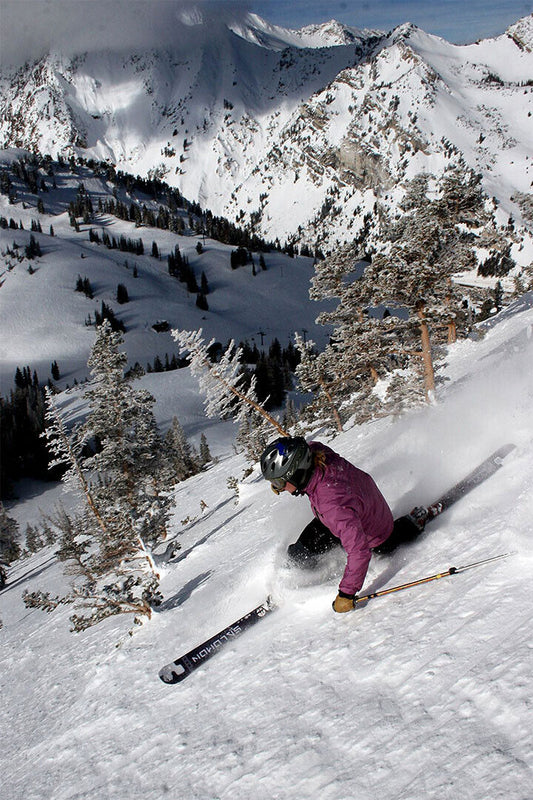Skier Does Sports At Brighton Ski Area Poster Wall Art Print Home Wall Decor - xonomax