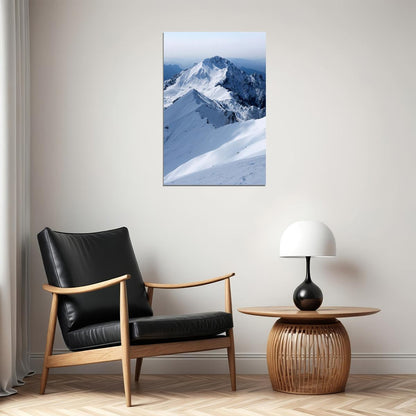 Snow At Mountain Everest Landscape Nature Poster Wall Art Print Home Wall Decor - xonomax