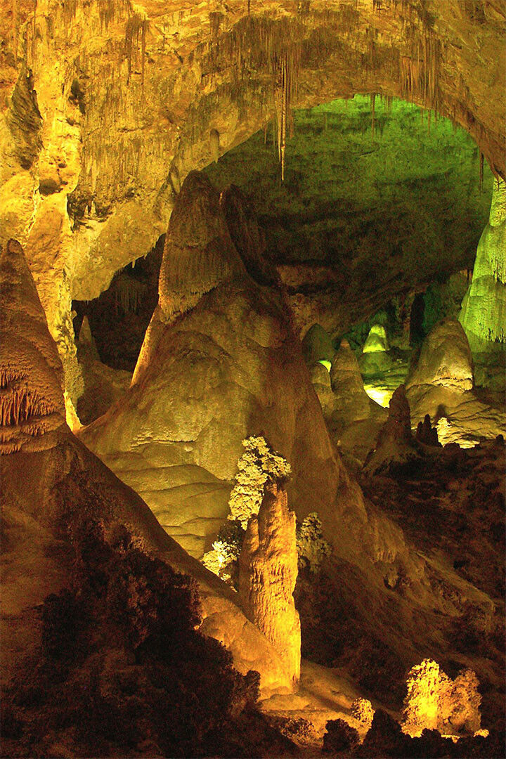 King's Palace Cave Entrance At Carlsbad Caverns Poster Wall Art Print Home Wall Decor - xonomax
