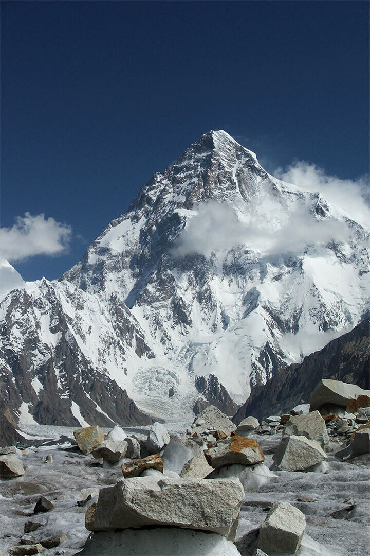 Mountaineering Sport K2 And Mountaineers At Concordia Poster Wall Art Print Home Wall Decor - xonomax