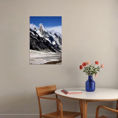 Karakoram Snowy Range Landscape Pakistan Poster Wall Art Print Home Wall Decor - xonomax