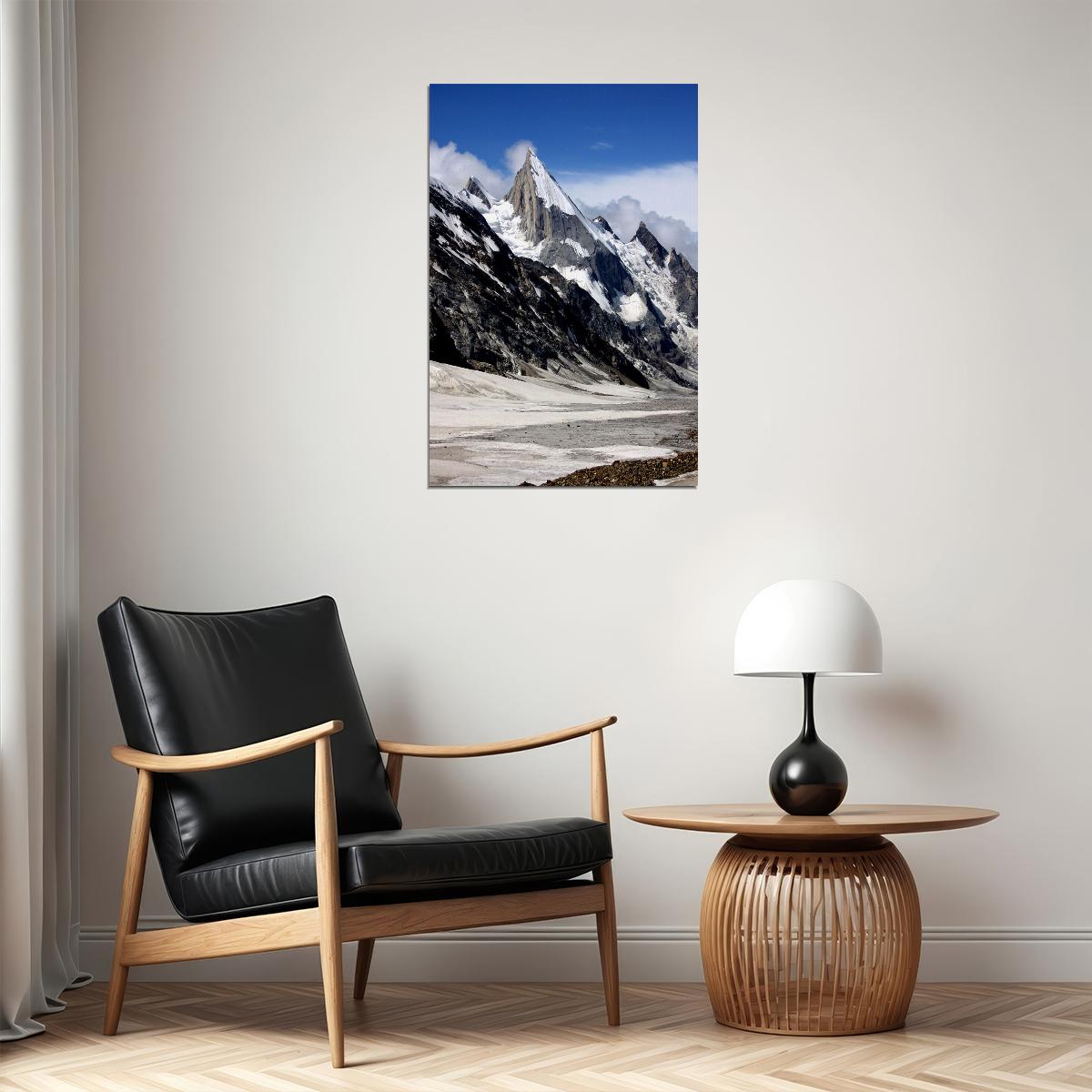 Karakoram Snowy Range Landscape Pakistan Poster Wall Art Print Home Wall Decor - xonomax