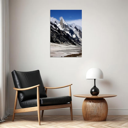 Karakoram Snowy Range Landscape Pakistan Poster Wall Art Print Home Wall Decor - xonomax