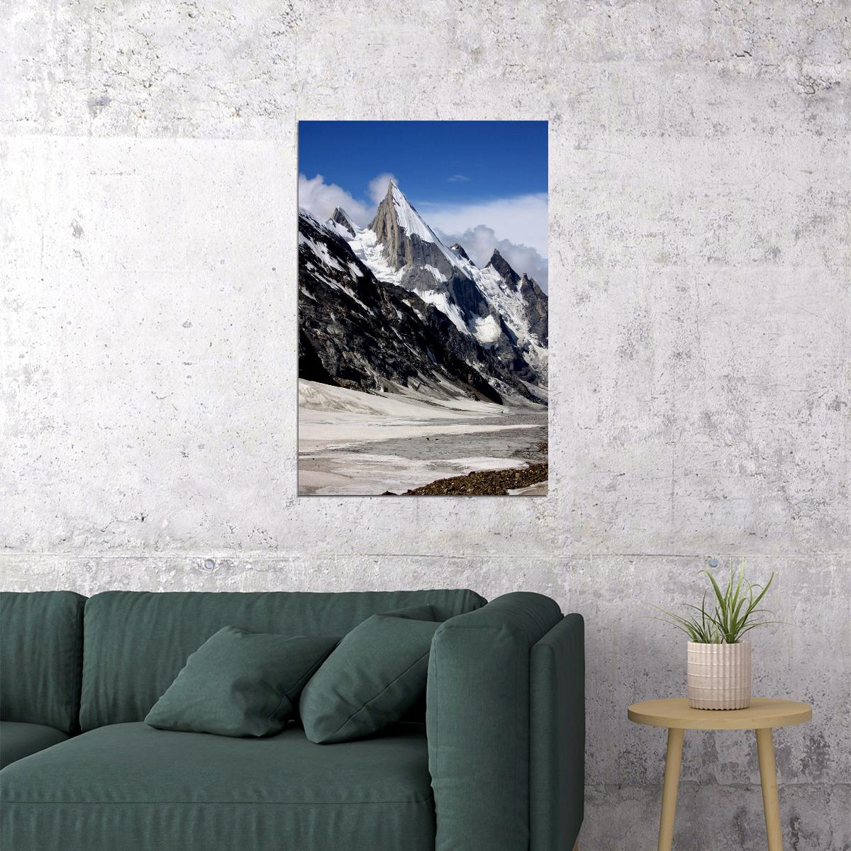 Karakoram Snowy Range Landscape Pakistan Poster Wall Art Print Home Wall Decor - xonomax