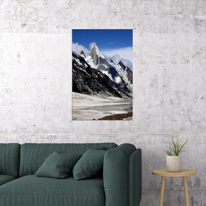 Karakoram Snowy Range Landscape Pakistan Poster Wall Art Print Home Wall Decor - xonomax