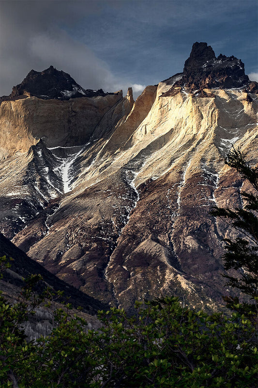 Mountains At Torres Del Paine National Park Photo Poster Wall Art Print Home Wall Decor - xonomax