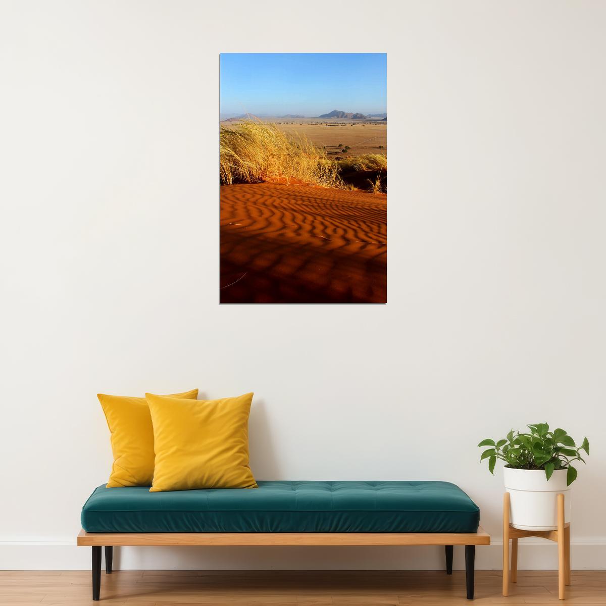 Tumboa Plant In The Namib Desert Poster Wall Art Print Home Wall Decor - xonomax
