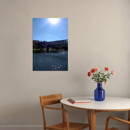 Allegheny River Valley Beauty In Nature Poster Wall Art Print Home Wall Decor - xonomax