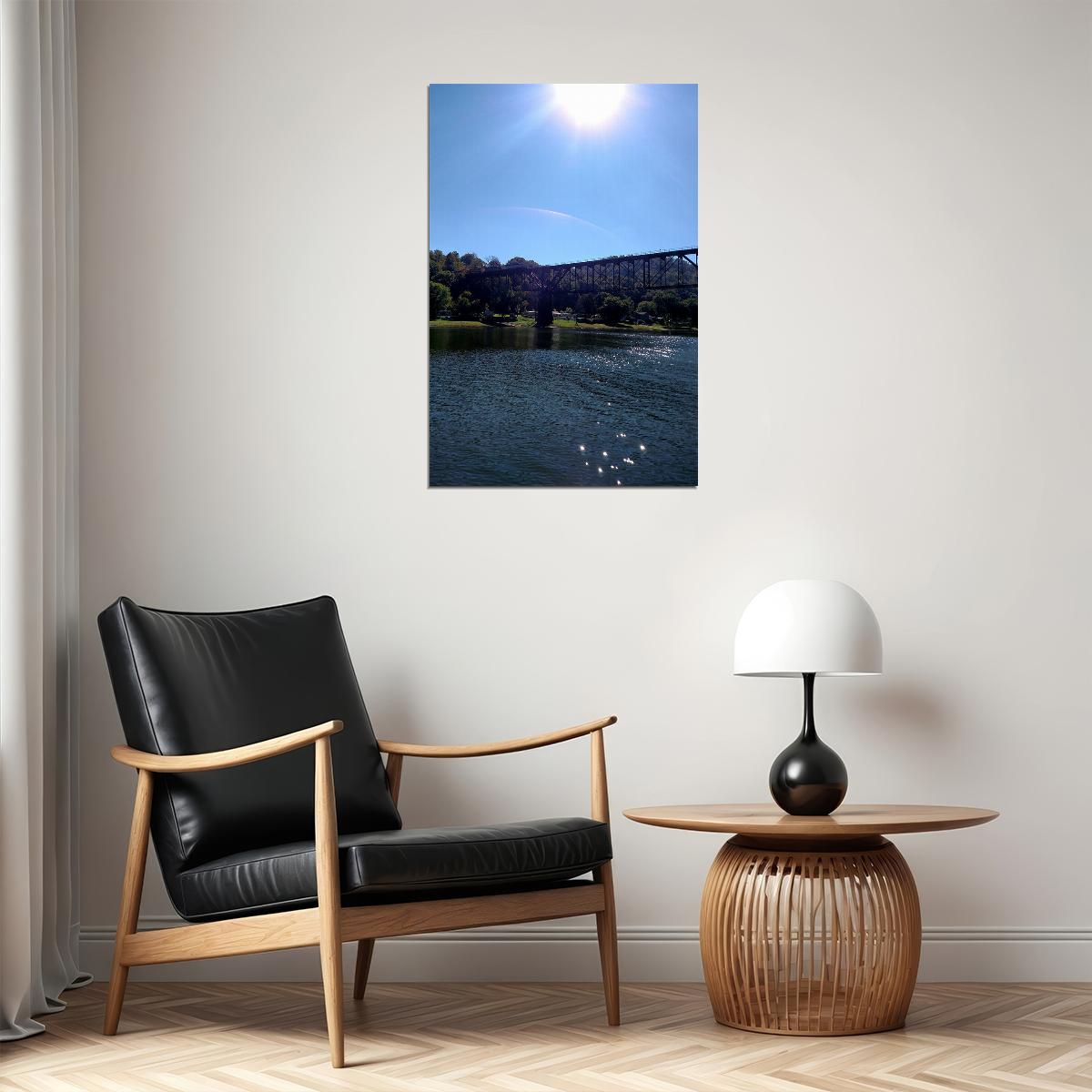 Allegheny River Valley Beauty In Nature Poster Wall Art Print Home Wall Decor - xonomax