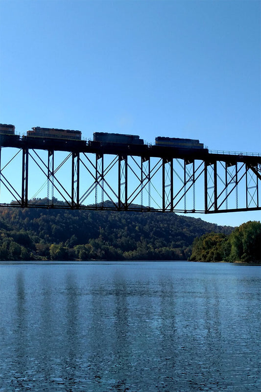 Allegheny River Valley Running Water Landscape Poster Wall Art Print Home Wall Decor - xonomax