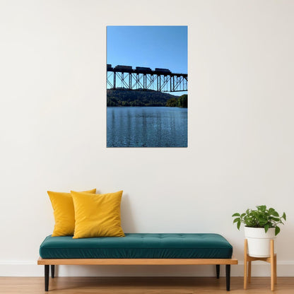 Allegheny River Valley Running Water Landscape Poster Wall Art Print Home Wall Decor - xonomax