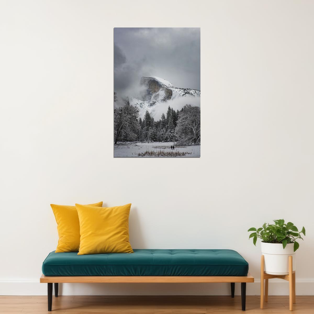 Mount Mckinley Tour Buses And Landscape Poster Wall Art Print Home Wall Decor - xonomax