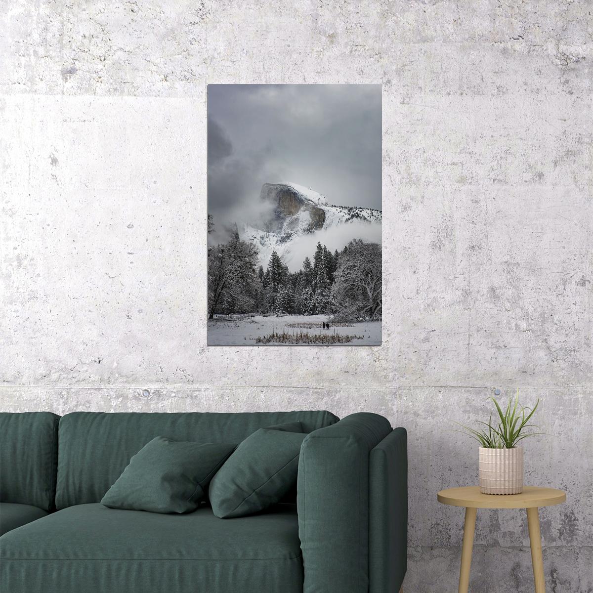 Mount Mckinley Tour Buses And Landscape Poster Wall Art Print Home Wall Decor - xonomax