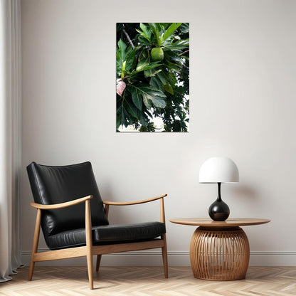 Leaf Of Mexican Breadfruit Tropical Fruit Poster Wall Art Print Home Wall Decor - xonomax