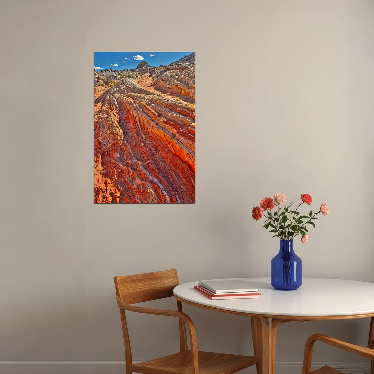Vermilion Cliffs Natural Geology Nature Poster Wall Art Print Home Wall Decor - xonomax