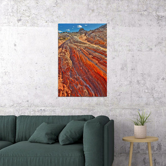 Vermilion Cliffs Natural Geology Nature Poster Wall Art Print Home Wall Decor - xonomax