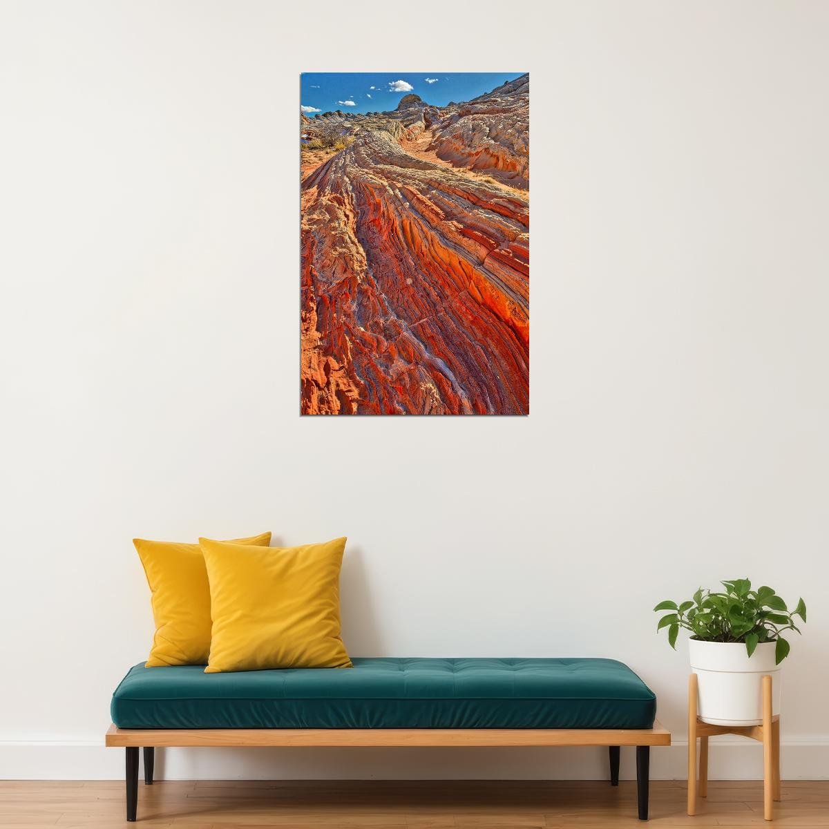 Vermilion Cliffs Natural Geology Nature Poster Wall Art Print Home Wall Decor - xonomax