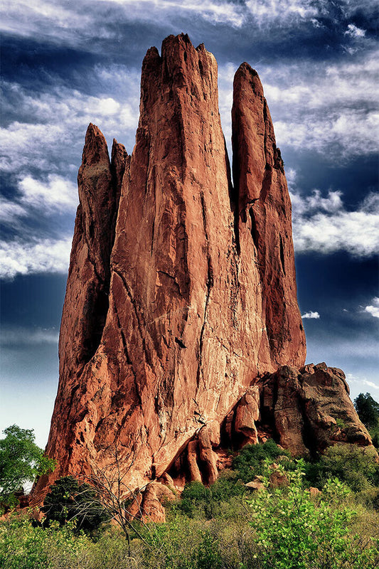 Pike's Peak From Garden Of The Gods Poster Wall Art Print Home Wall Decor - xonomax