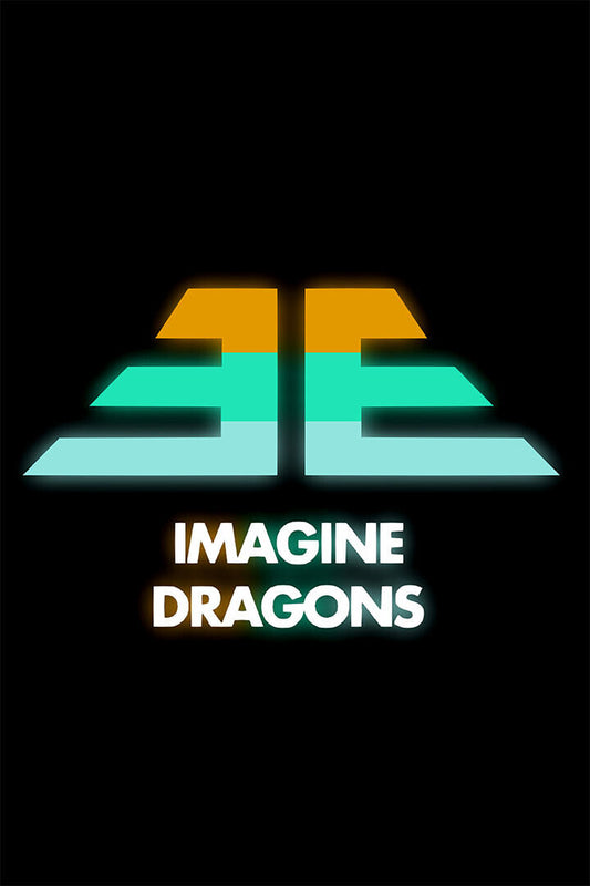 Imagine Dragons Black Background Poster Wall Art Print Home Wall Decor - xonomax