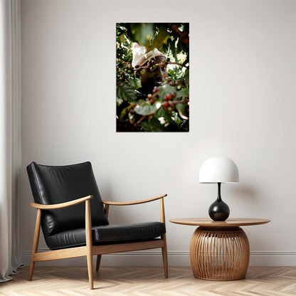 Puerto Rican Coffee Plantation Tropical Poster Wall Art Print Home Wall Decor - xonomax