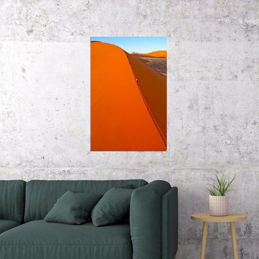 Orange Dunes In The Namib Desert Poster Wall Art Print Home Wall Decor - xonomax