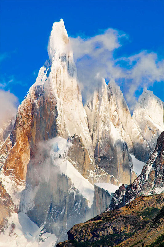 Chile Mountain Peaks Under The Sky Poster Wall Art Print Home Wall Decor - xonomax