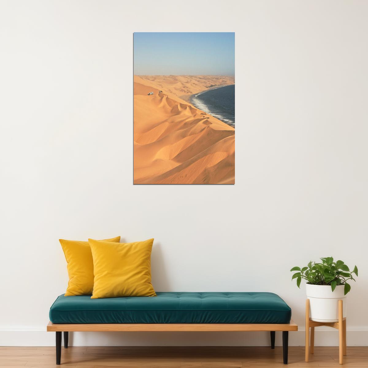 Namib Desert Dunes Nature Landscape Poster Wall Art Print Home Wall Decor - xonomax